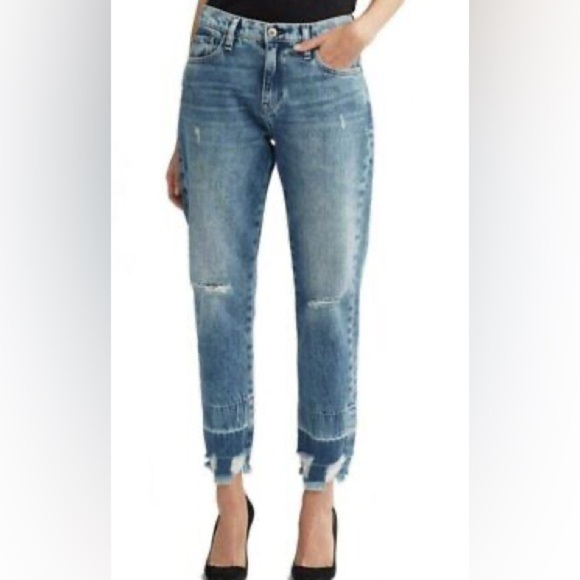 HUDSON | Jessi relaxed boyfriend Jean cropped | labeled size 24 - Picture 2 of 10